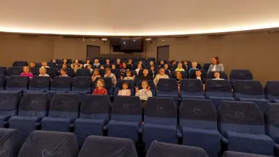 Třeťáci v planetáriu